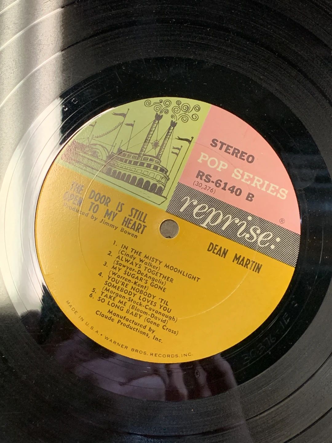 Dean Martin – The Door Is Still Open To My Heart (1964, Reprise Records)