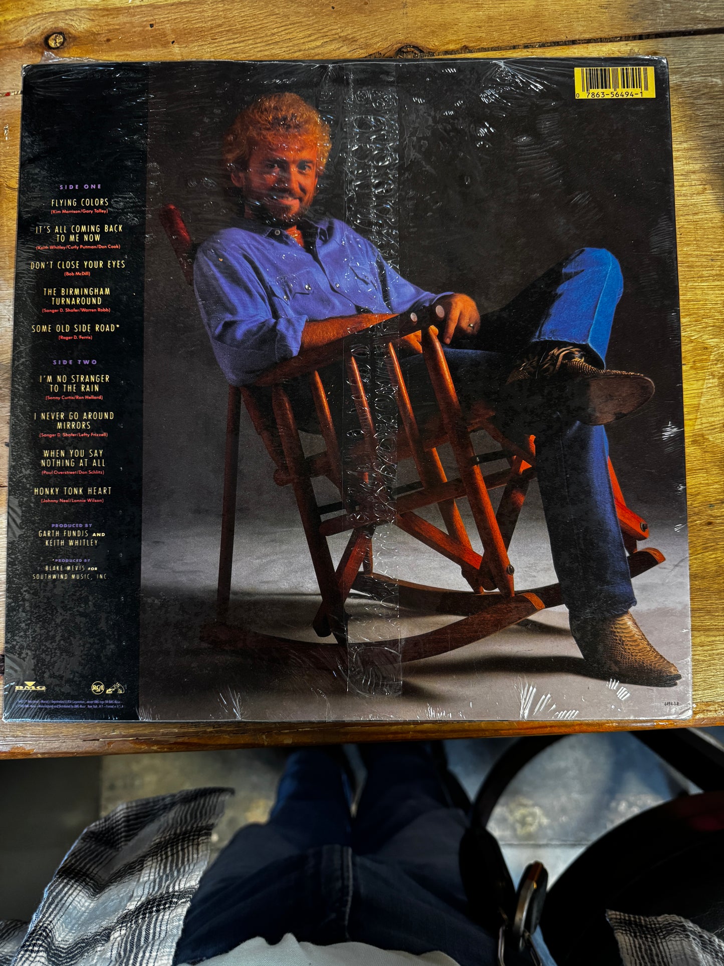 Keith Whitley : Don't Close Your Eyes (LP,Album)