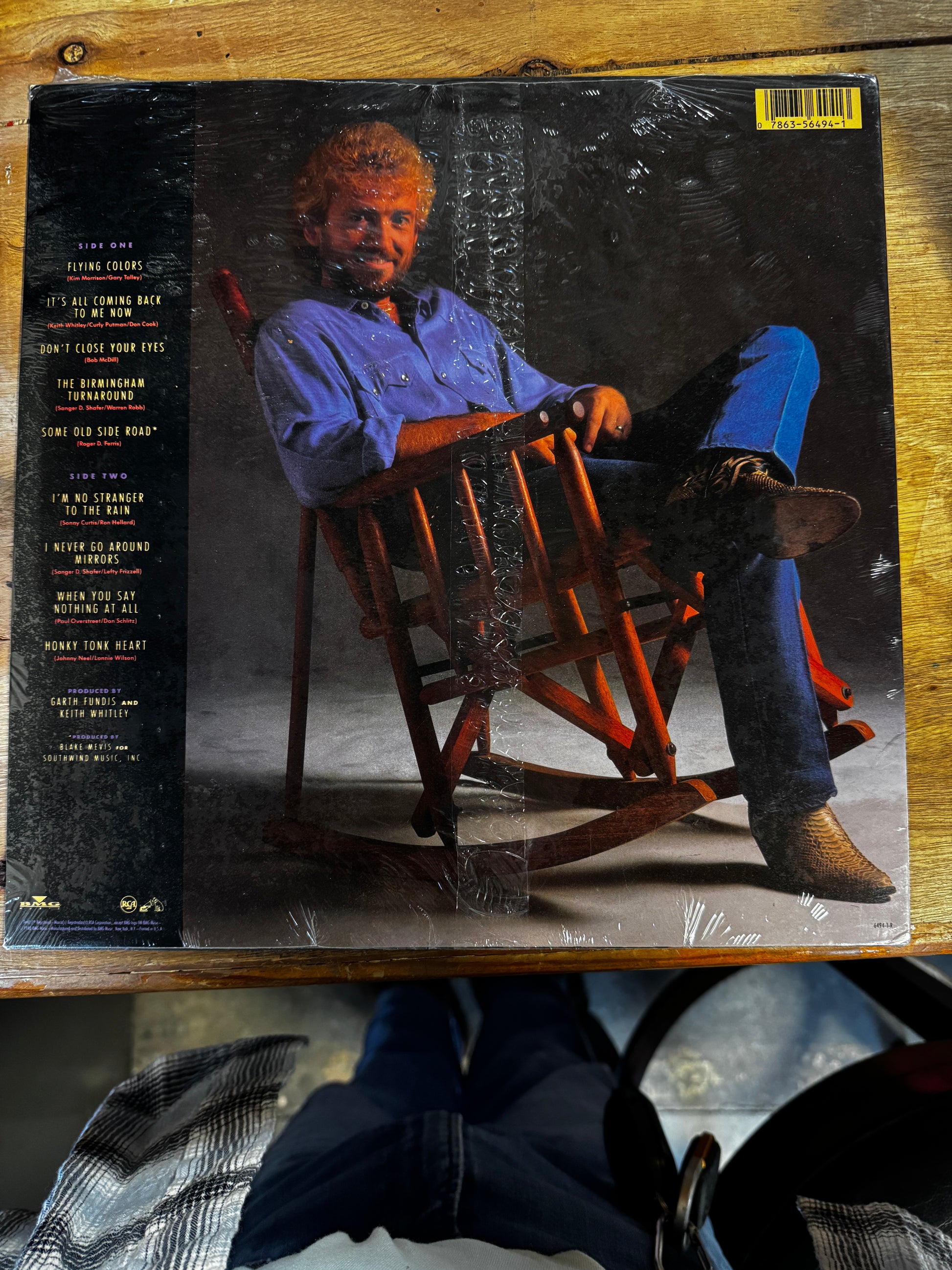 Keith Whitley : Don't Close Your Eyes (LP,Album)