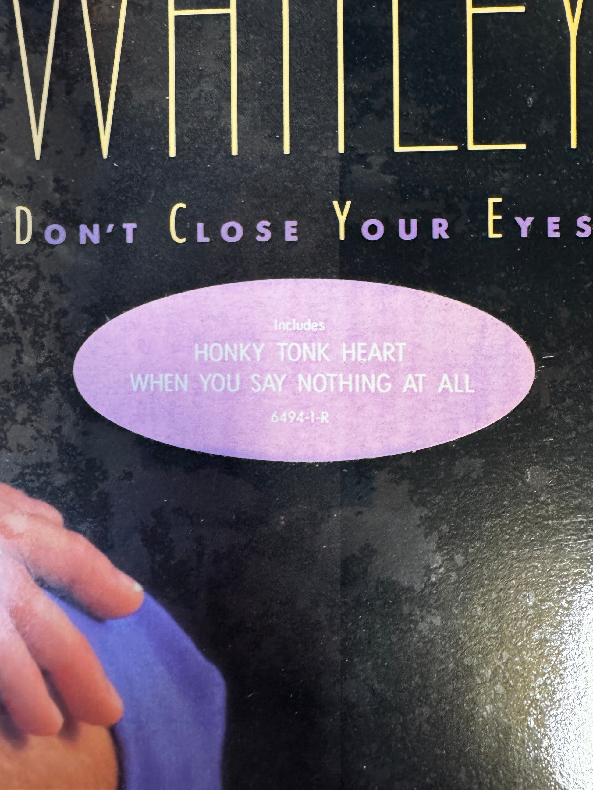Keith Whitley : Don't Close Your Eyes (LP,Album)