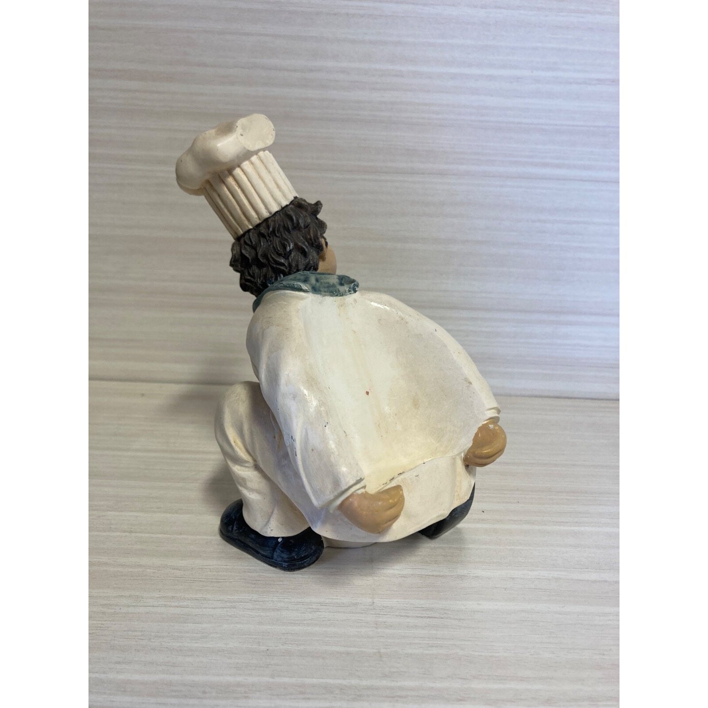 VINTAGE RESIN CHEF WINE BOTTLE REST/HOLDER