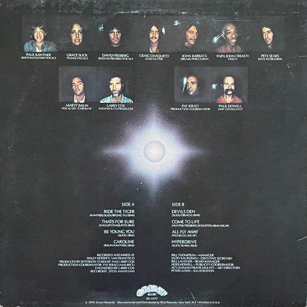 Jefferson Starship : Dragon Fly (LP,Album,Stereo)