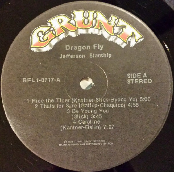 Jefferson Starship : Dragon Fly (LP,Album,Stereo)