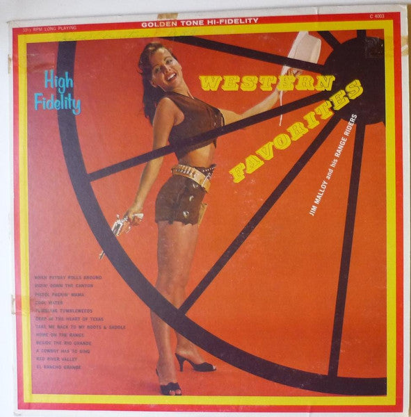 Jim Malloy And His The Range Riders : Western Favorites (LP)