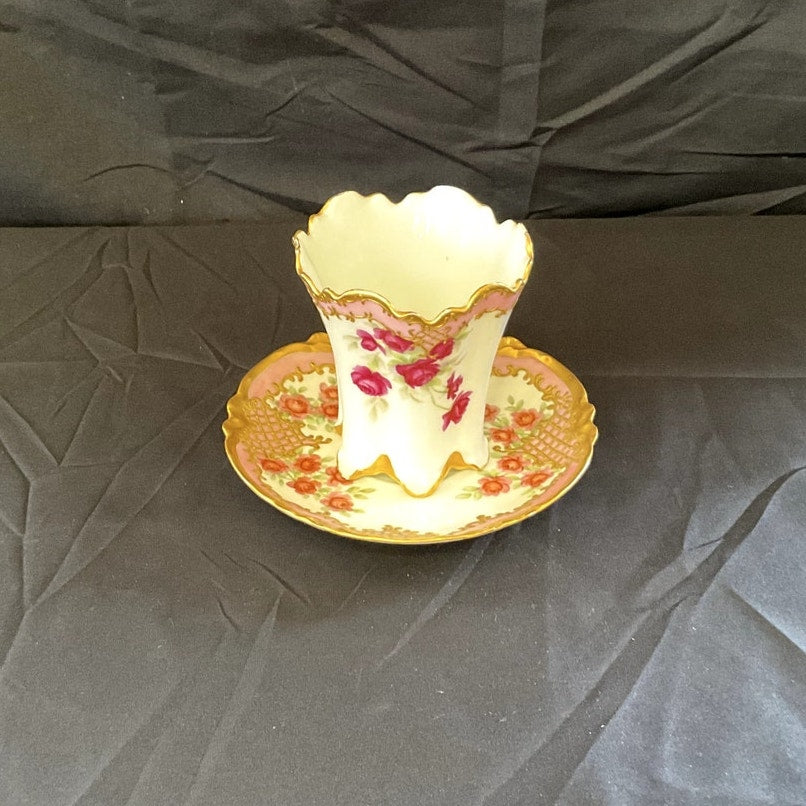 Vintage Haviland Limoges Porcelain Tea cup & Saucer