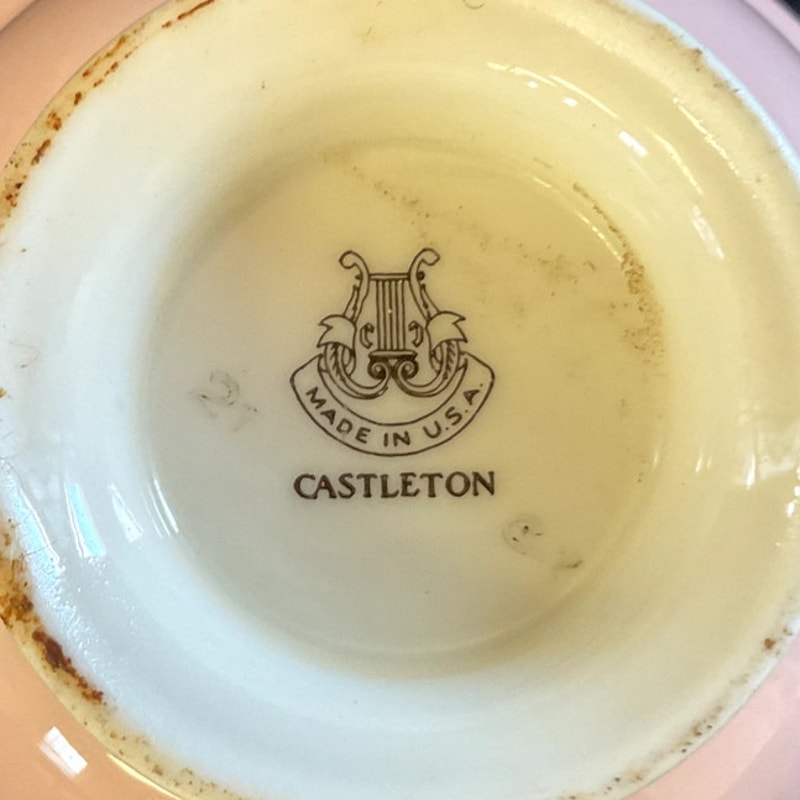 "Shell Pink" by Castleton Tea cup & Saucer