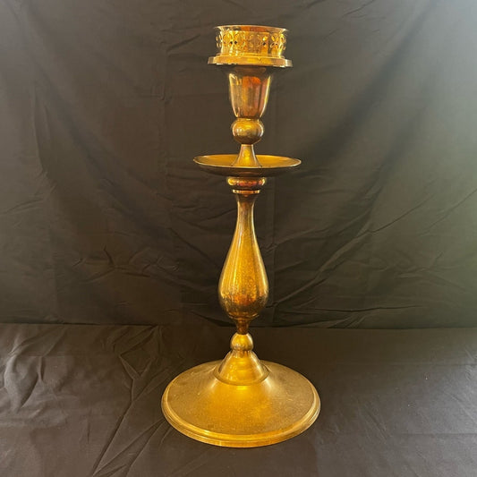 Vintage Tall Brass Candlestick