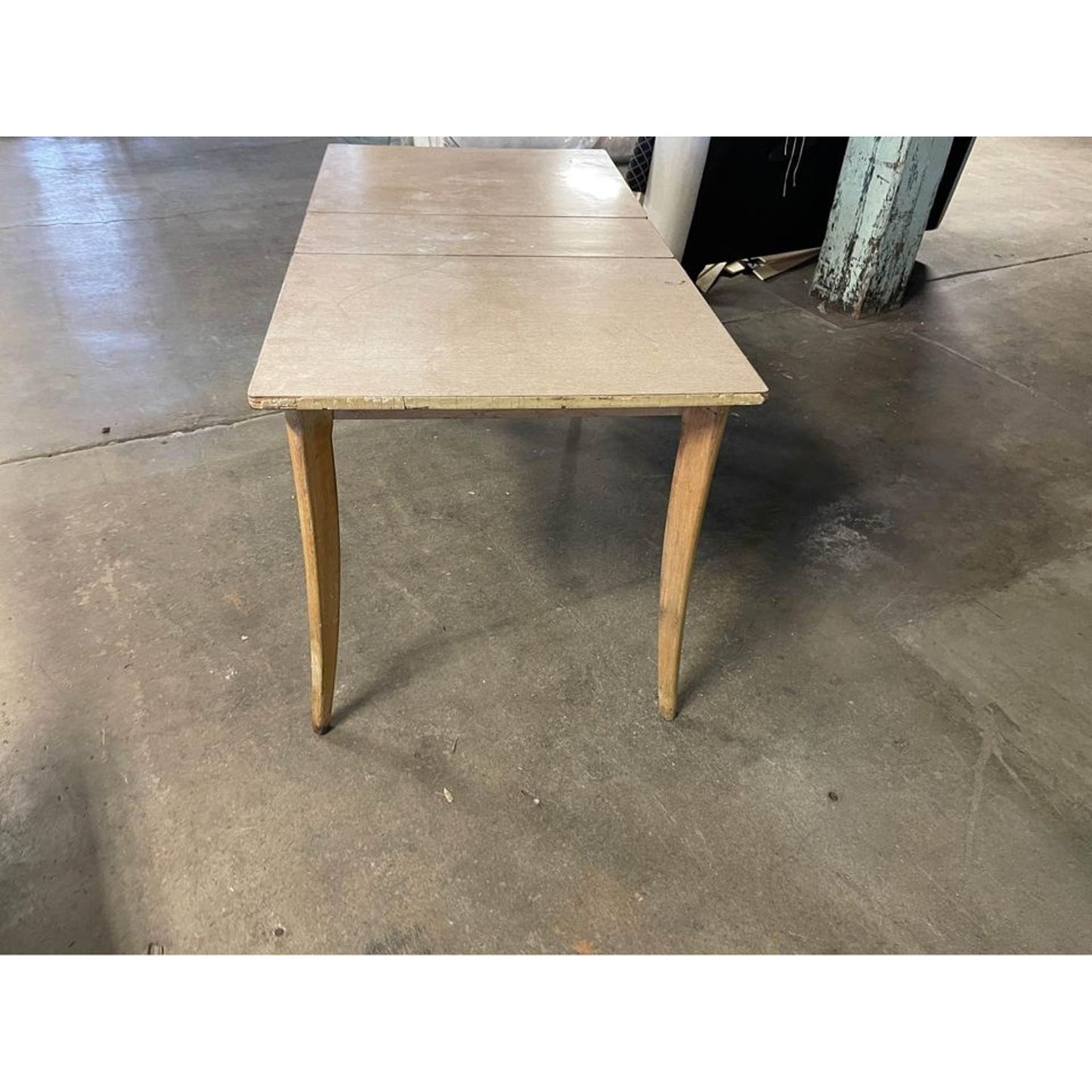 Mcm Kitchen Table with Drop Leaf 55 1/2” X 29  3/4 With Leaf