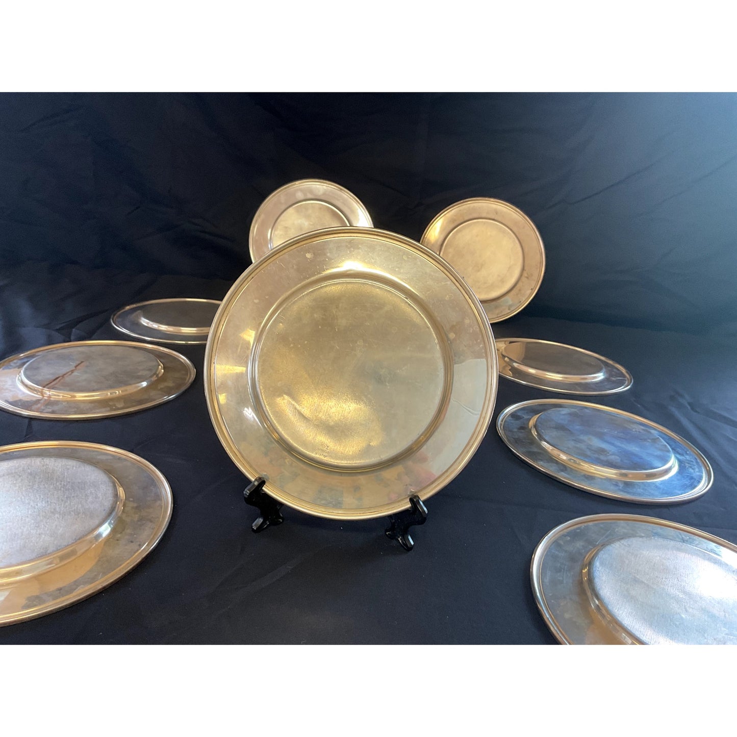 Alvin Sterling Silver Bread and Butter Plates - Set of 11