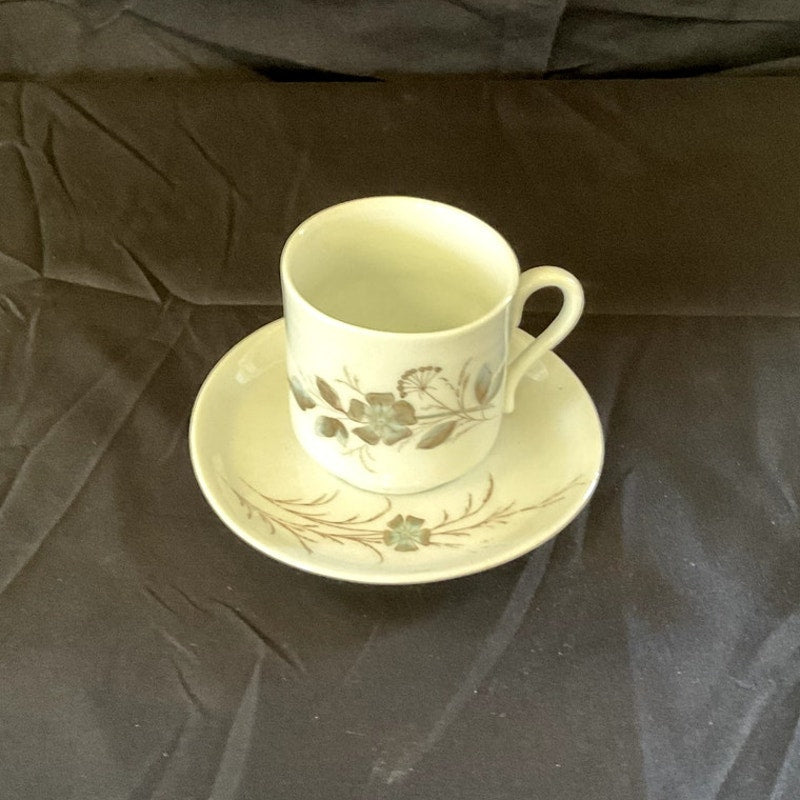 Simple Floral Tea Cup & Saucer