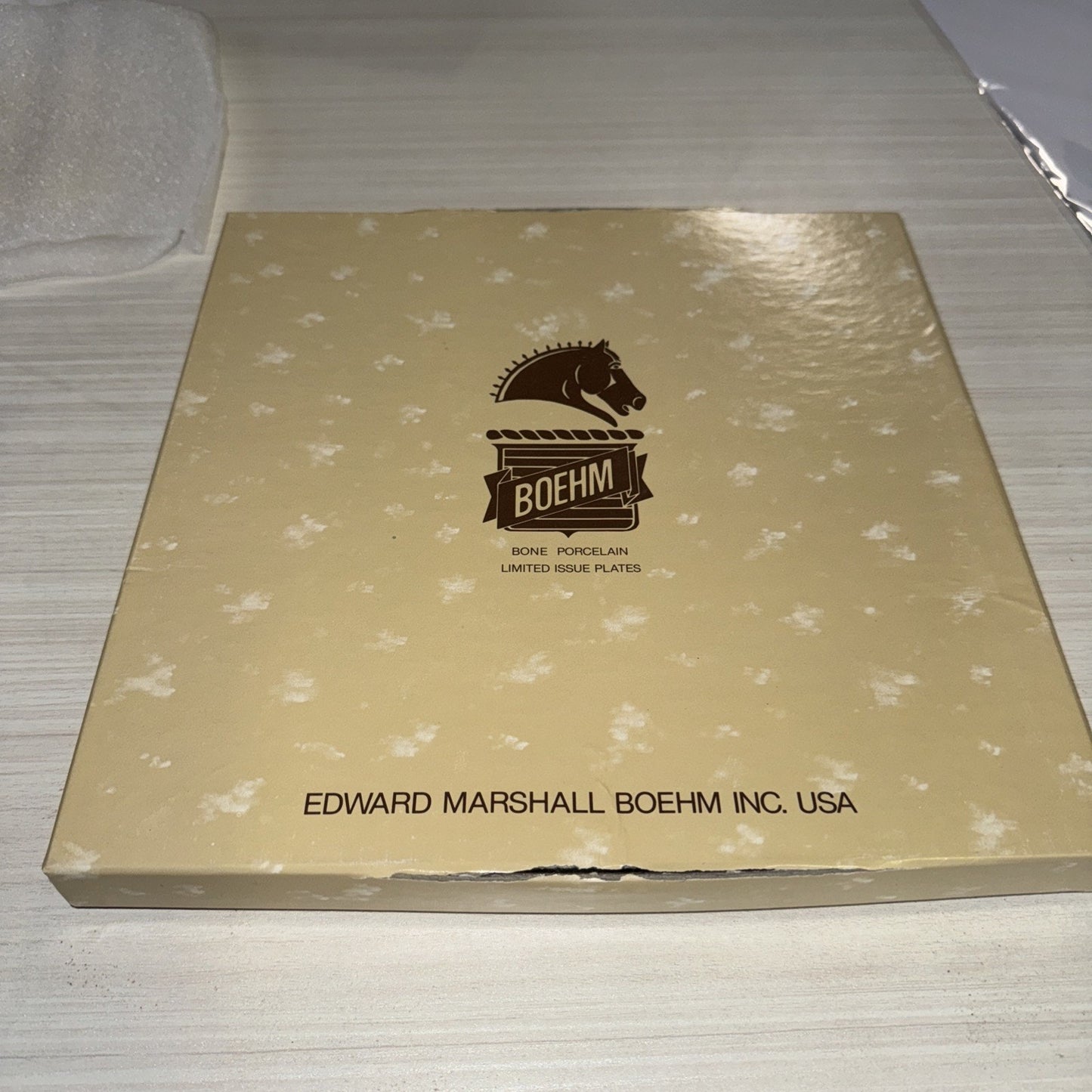 Edward Marshall Boehm Canvasbacks Plate Water Bird w/ Box
