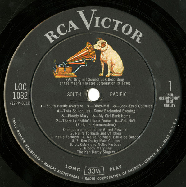 Rodgers & Hammerstein : South Pacific (LP,Album,Mono)