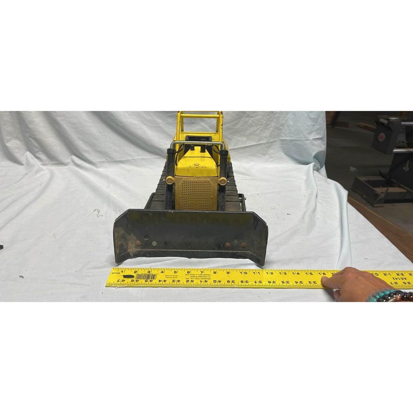 Vintage Tonka Pressed Steel Turbo Diesel Bulldozer