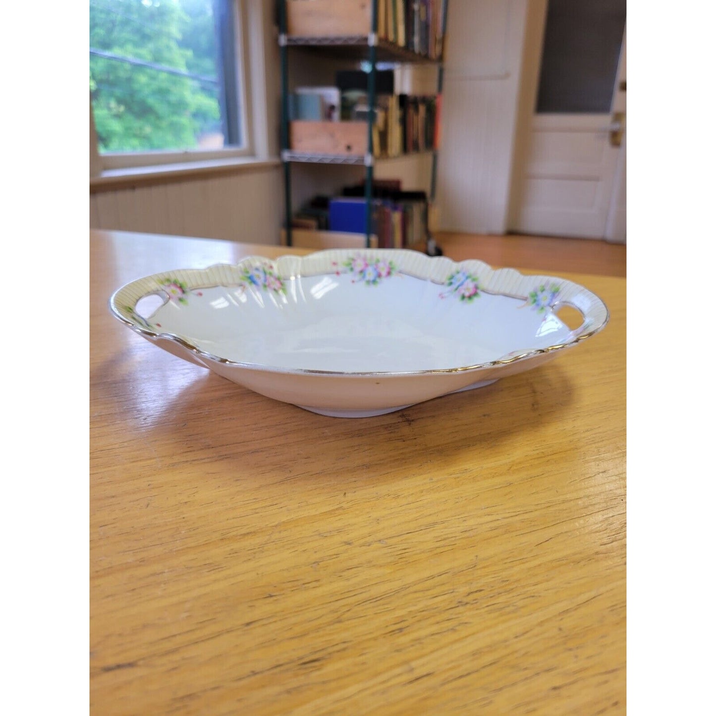 Antique Nippon Hand Painted Relish/Pickle Dish