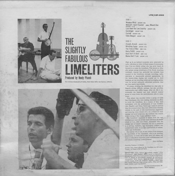 The Limeliters : The Slightly Fabulous Limeliters (LP, Album, Mono)