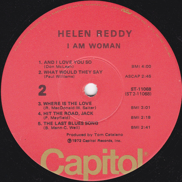 Helen Reddy : I Am Woman (LP,Album)