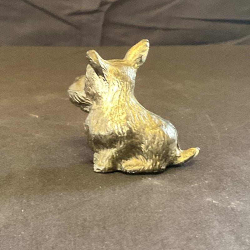 Scottie Dog Metal Figurine