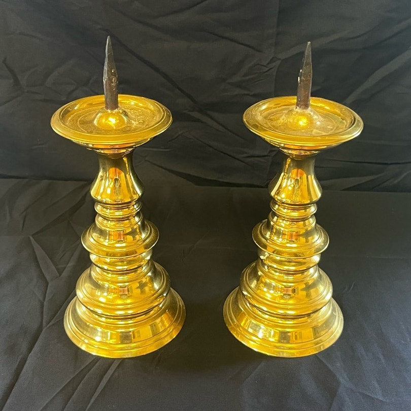 Spiked Candlestick - Pair