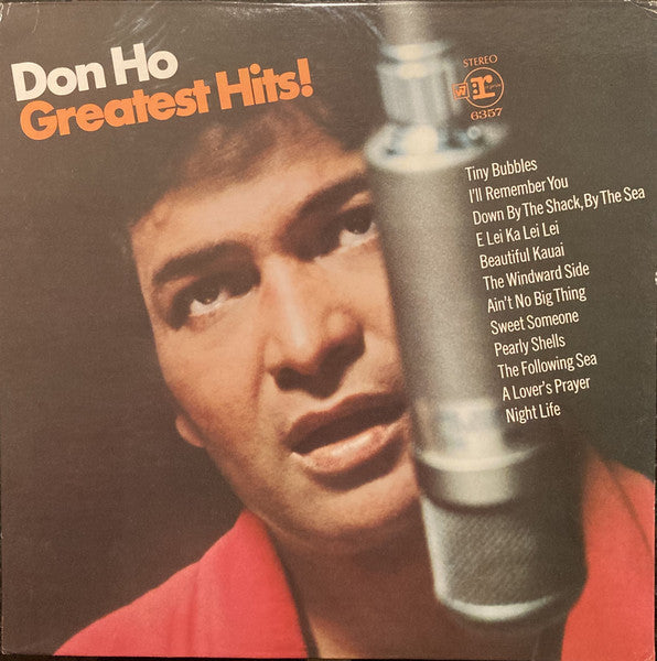 Don Ho And The Aliis : Don Ho's Greatest Hits (LP,Compilation,Stereo)