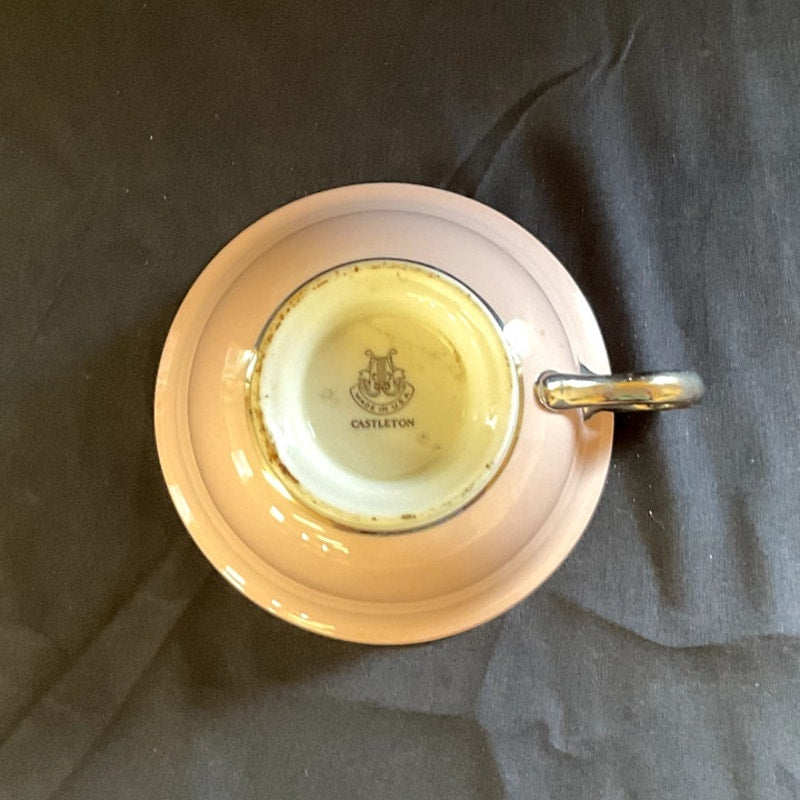 "Shell Pink" by Castleton Tea cup & Saucer