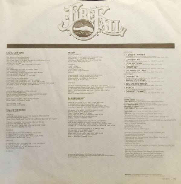 Firefall : Firefall (LP,Album)