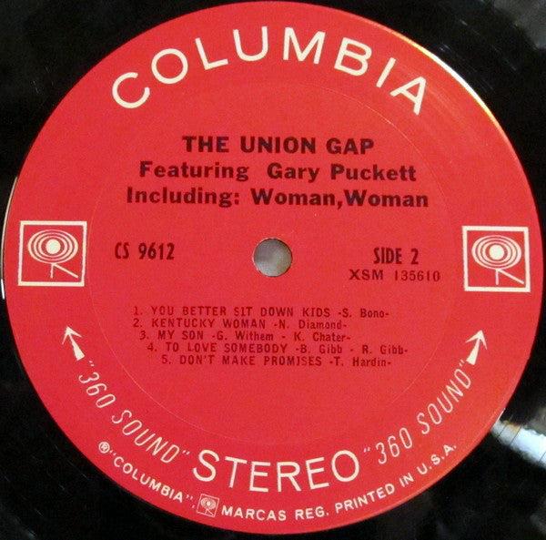 Gary Puckett & The Union Gap : Woman, Woman (LP,Album,Stereo)