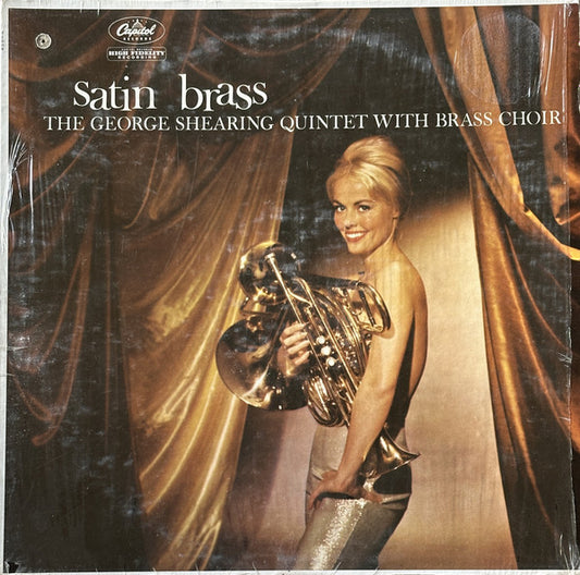The George Shearing Quintet : Satin Brass (LP,Album,Mono)