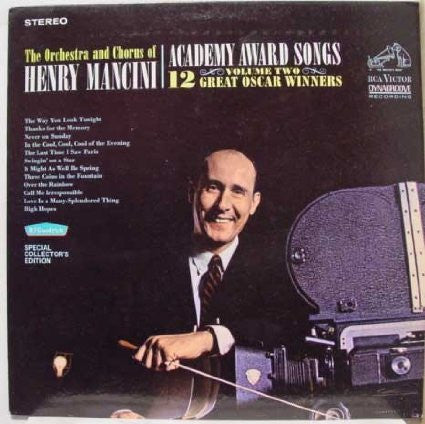 Henry Mancini And His Orchestra And The Henry Mancini Chorus : Academy Award Songs, Vol. 2 (12 Great Oscar Winners) (LP,Stereo)
