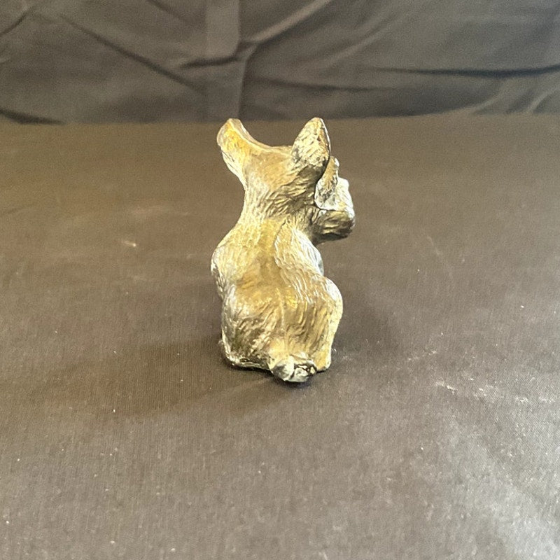 Scottie Dog Metal Figurine