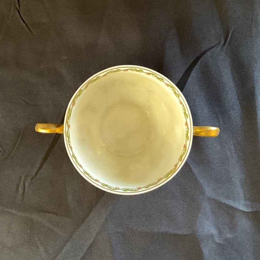 Haviland & Co. Limoges Gilded Bullion Cup & Saucer circa 1900s