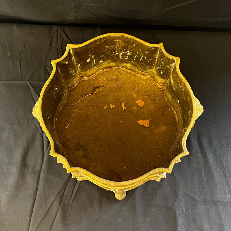 Brass Goat Head Empire Style Planter
