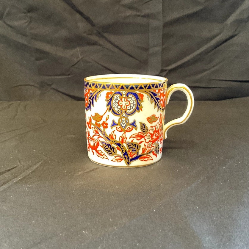 Royal Crown Derby Pattern Imari Kings #383 Tea cup & Saucer circa 1940