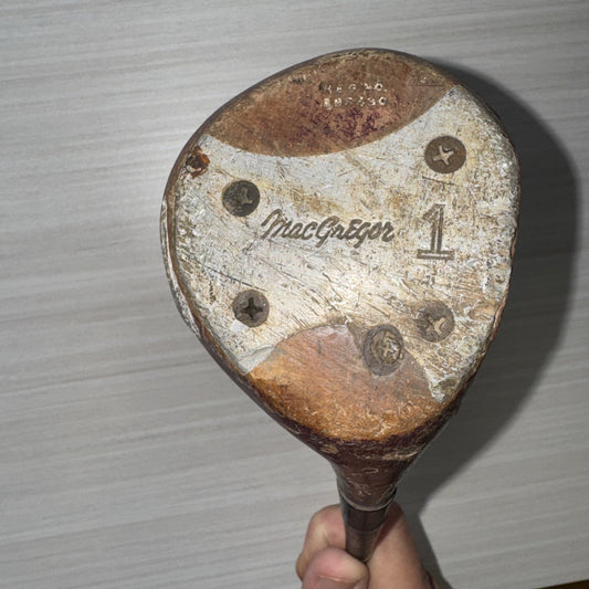 Vintage MacGregor 1 Wood Driver Steel Shaft RH USA Made Fair Condition