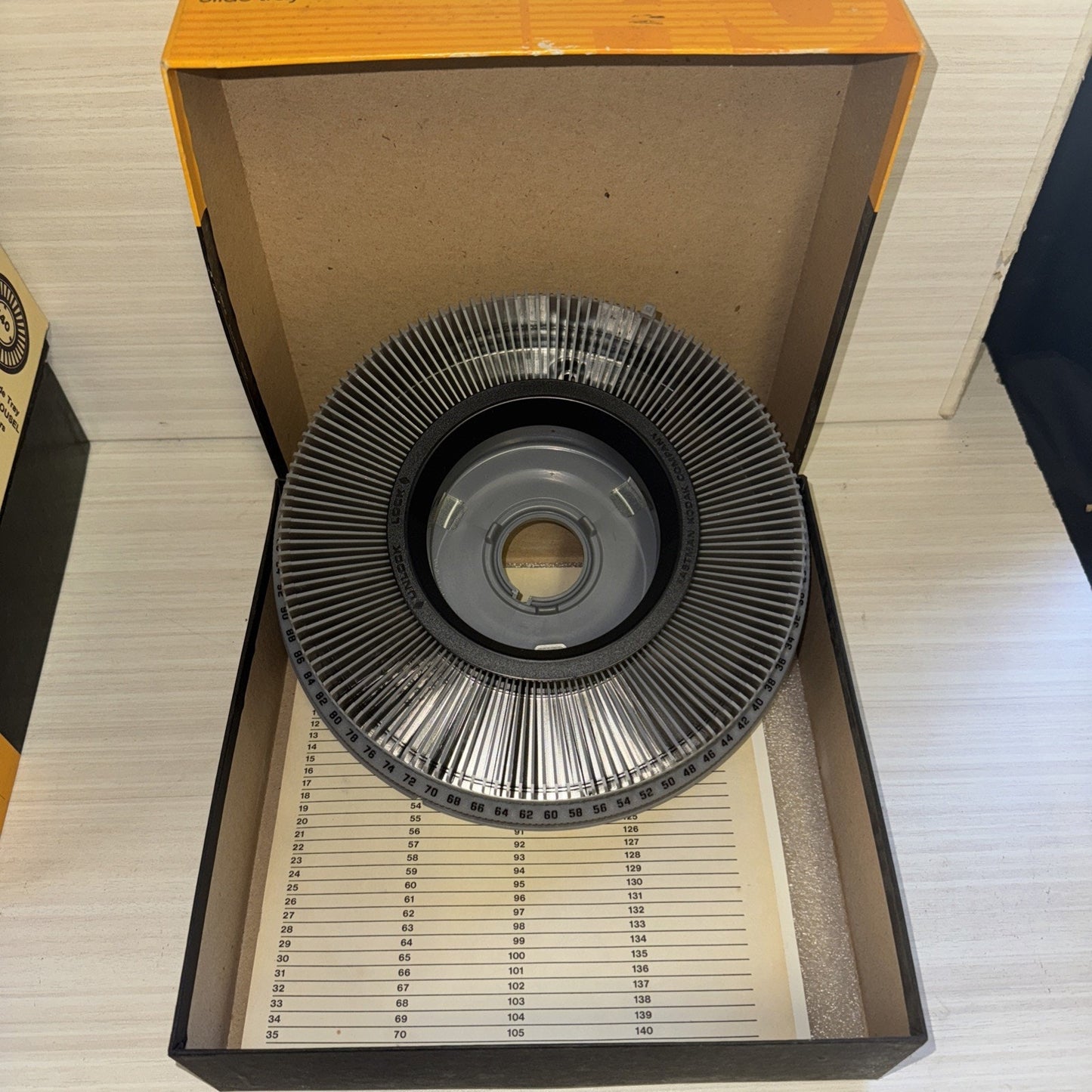 Lot Of 7 Kodak Carousel Transvue 140 And 1 Kmart 140 Slide Trays W/ Box