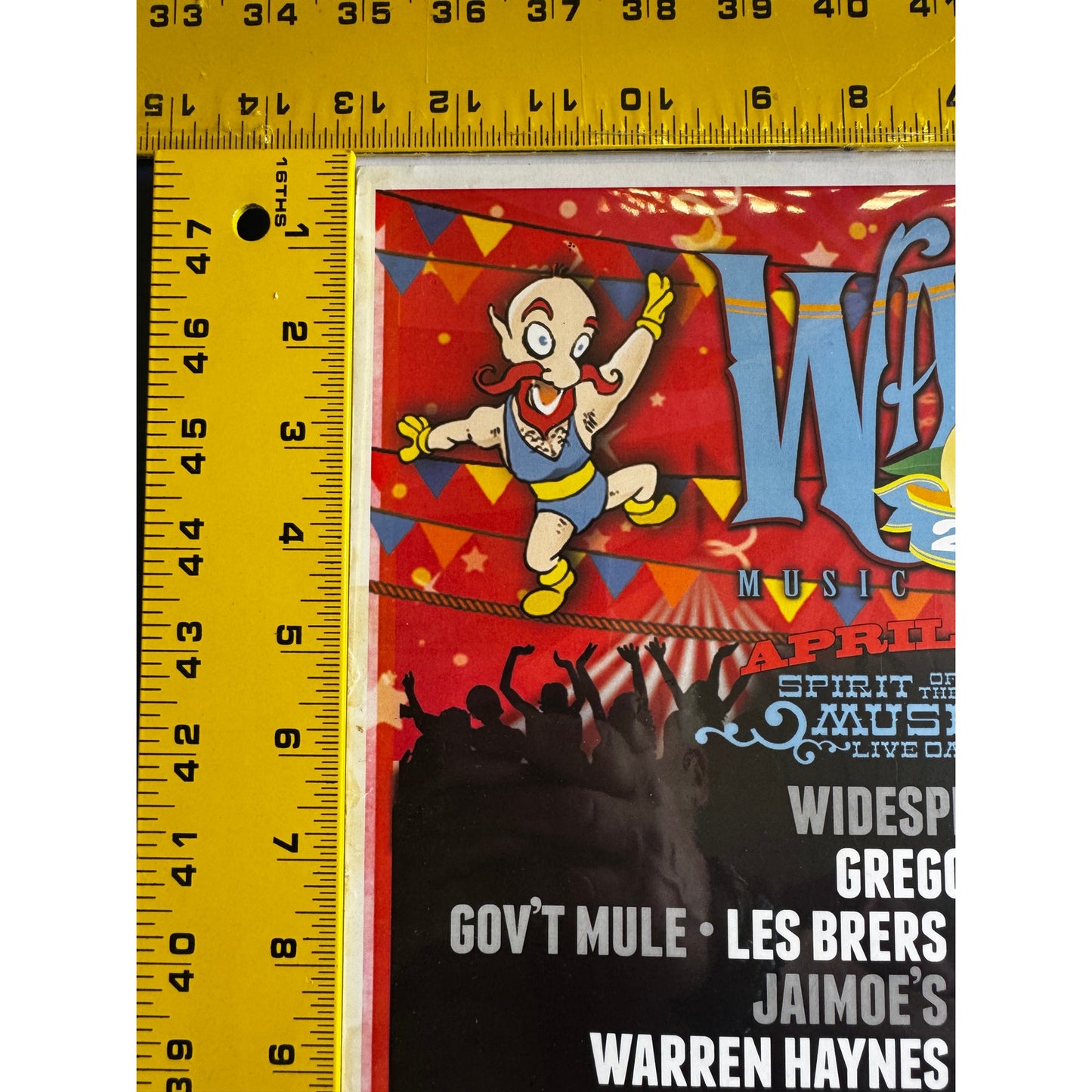 18.75"x13-Wanee Music Festival-Spirit of Suwannee Park-04-14-16-Live Oak-Poster