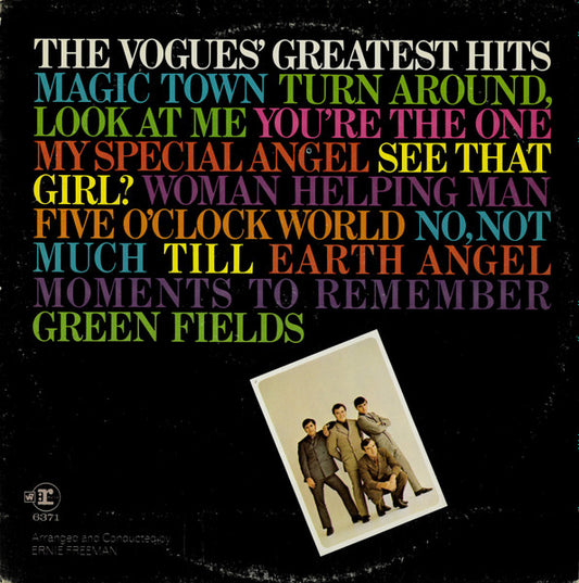 The Vogues : The Vogues' Greatest Hits (LP,Compilation,Reissue)