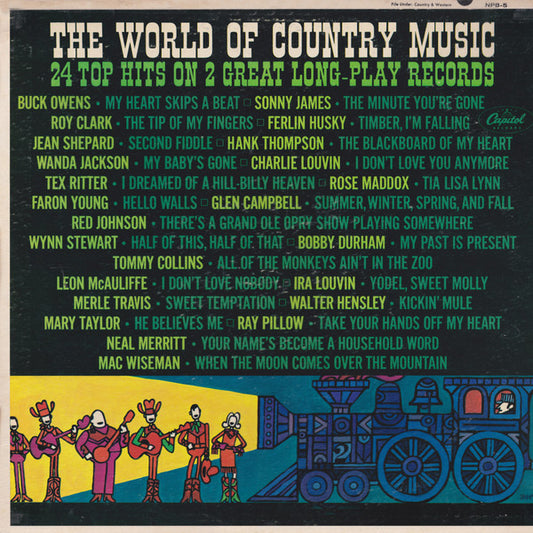Various : The World Of Country Music (LP,Compilation,Mono)
