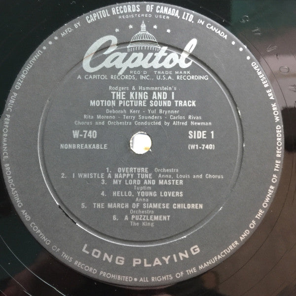 Rodgers & Hammerstein : The King And I (LP,Album,Mono)