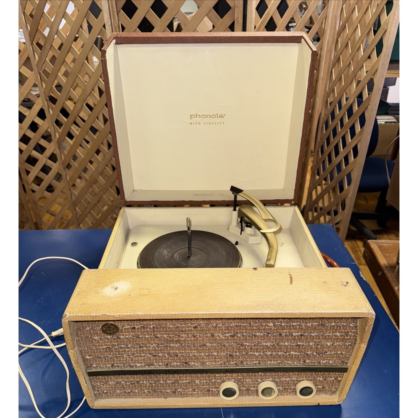 Vtg Phonola 958 Record By Walters Conley Co. Tested Working