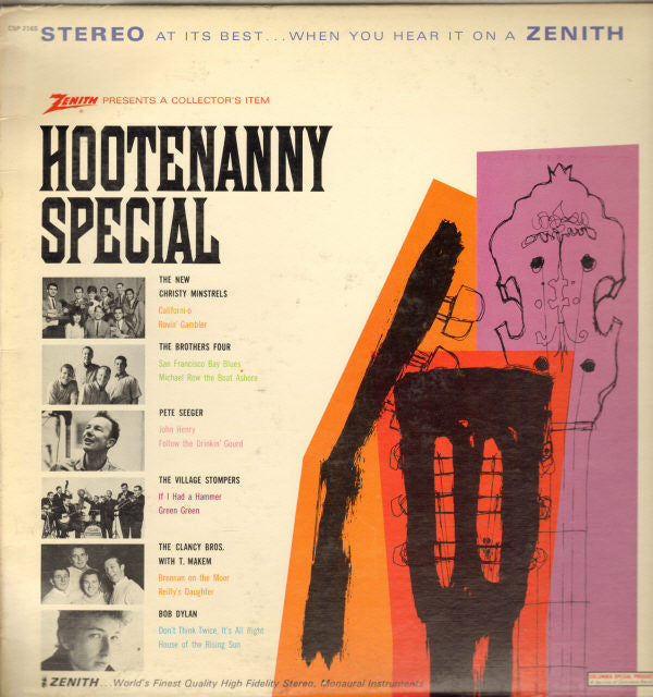 Various : Zenith Presents Hootenanny Special (LP,Compilation,Stereo)