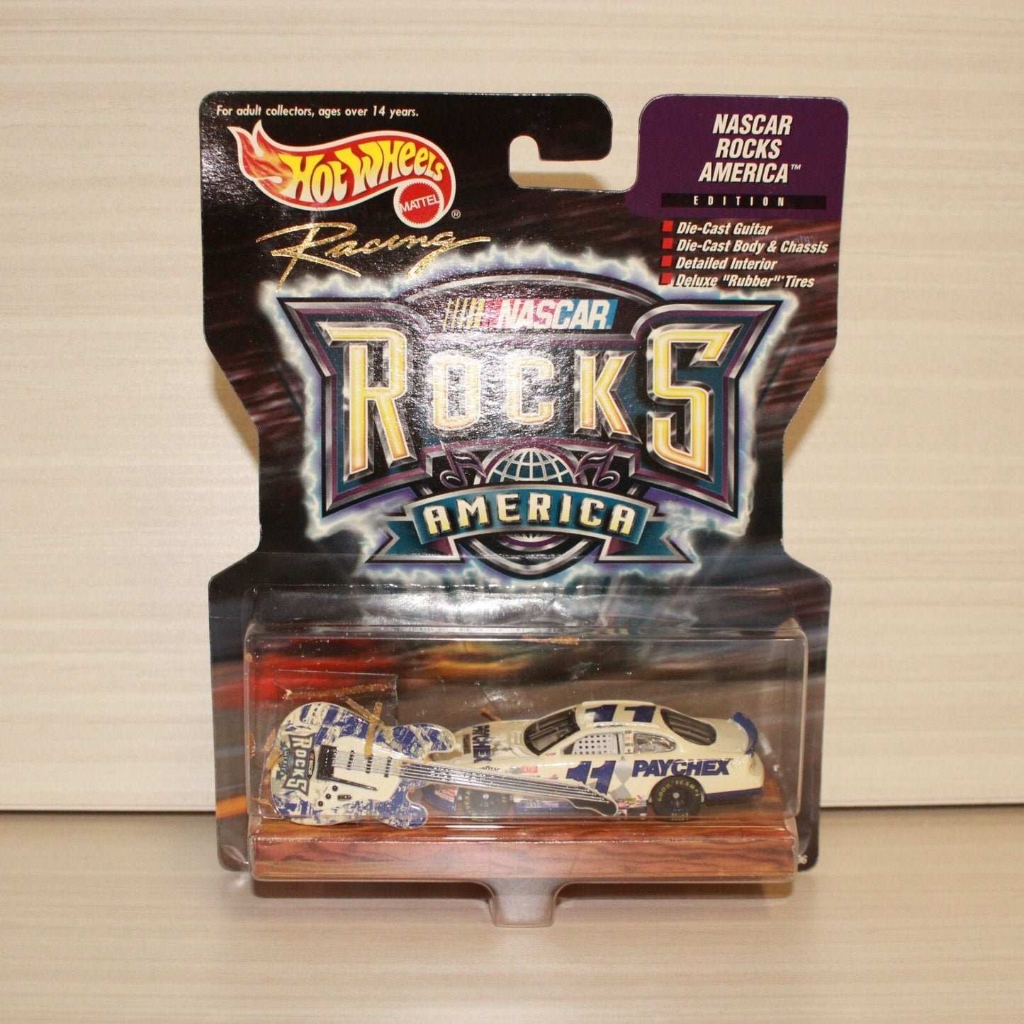 Lot of 5: Die-Cast Hot Wheels w/ Collectible Guitar  (Items 25282, 25283, 25284, 25289 and 25296)