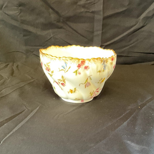 Antique Pointons Bone China Hand Painted Open Sugar Bowl