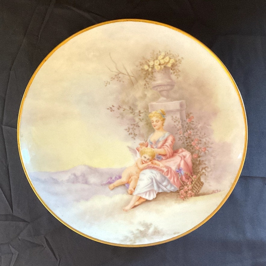 Antique Haviland & Co. French Limoges Porcelain Plate