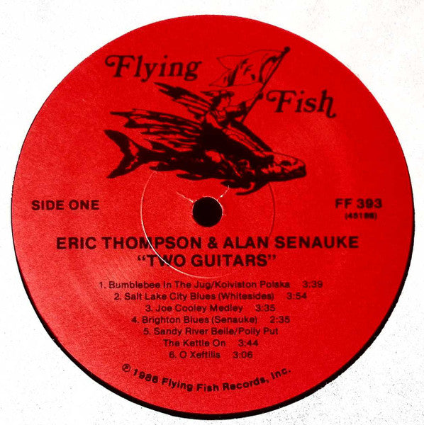 Eric Thompson (4) And Alan Senauke : Two Guitars (LP,Album)