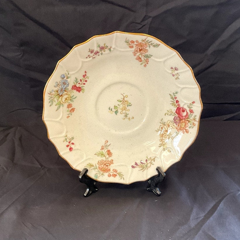 Antique Cauldron Ware Brown-Westhead Moore & Co. Tea cup Saucer