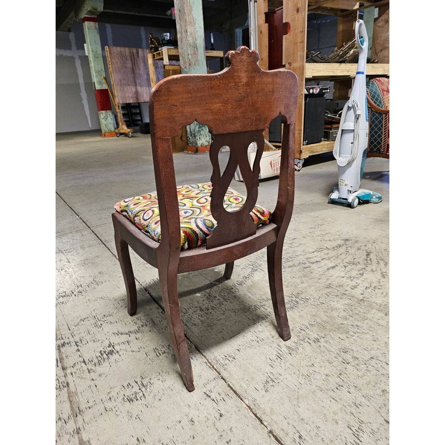 Vintage Solid Wood Chair Child Size