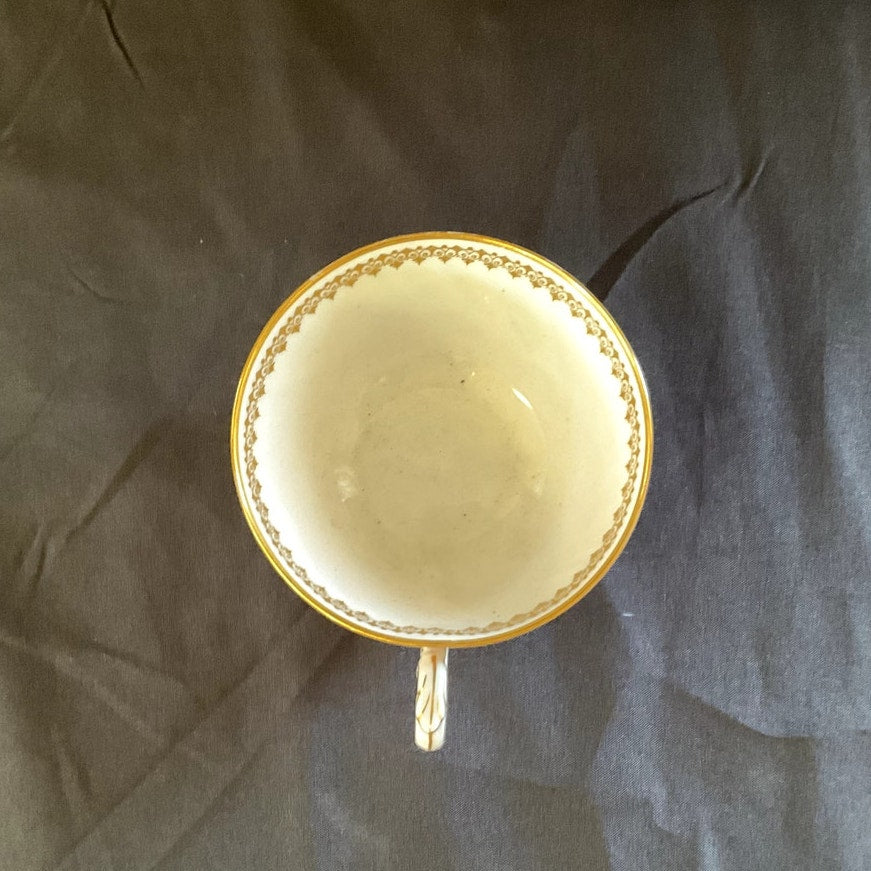 Vintage French deSevres Porcelain Tea cup & Saucer