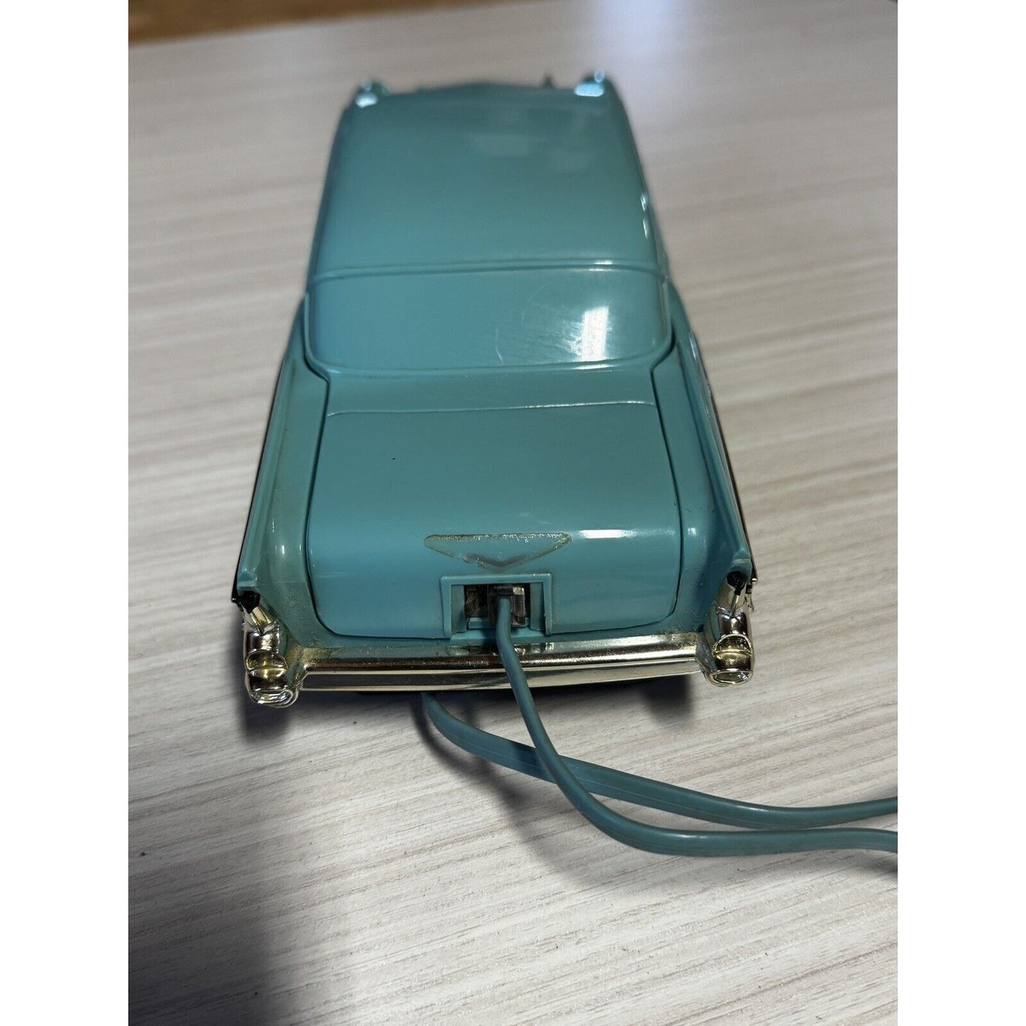 Vintage Telemania Phone 1957 Chevy Teal Not Tested