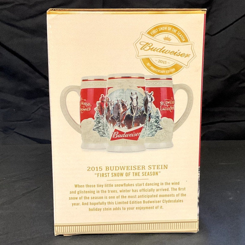 2015 Budweiser Holiday Beer Stein