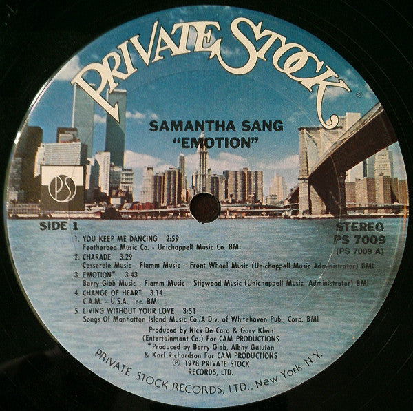 Samantha Sang : Emotion (LP,Album)